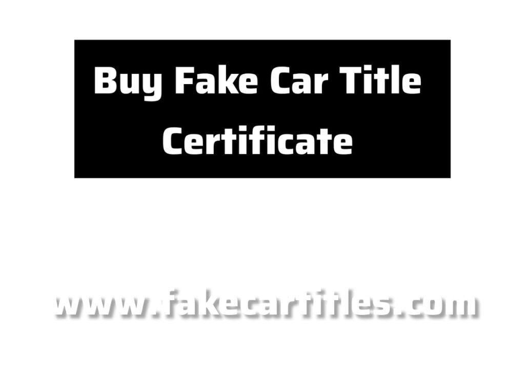 Car Title Duplicate