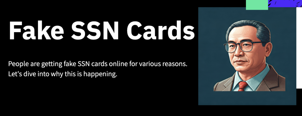 Why People Are Turning to Fake SSN Cards Online